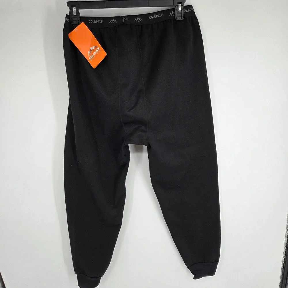 ColdPruf Mens Base Layer Thermal Pants Black XL 85B BK Performance Leggings NEW